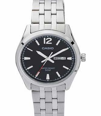 Casio Mens Classic Black Dial Date Watch