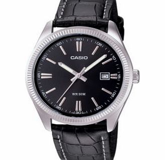 Casio Mens Classic Black Dial Strap Watch