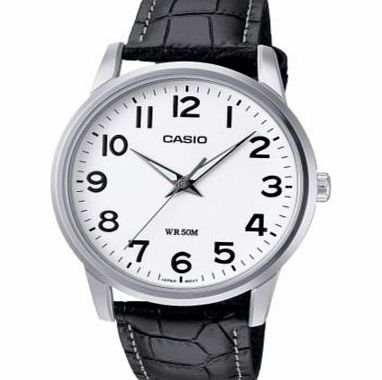 Casio Mens Classic White Dial Strap Watch