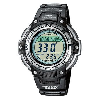 Casio Mens Compass Temperature Watch SGW 100 1VEF