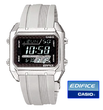 Casio Mens Edifice Grey Digital Watch EDF 1000
