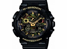 Casio Mens G-Shock Black Chronograph Watch