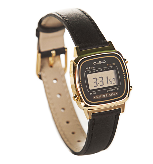 Retro Black Strap Digital Watch from Casio
