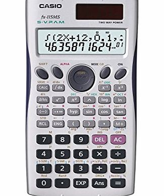 Casio Scientific Calculator Silver FX-115MS-SC-UH