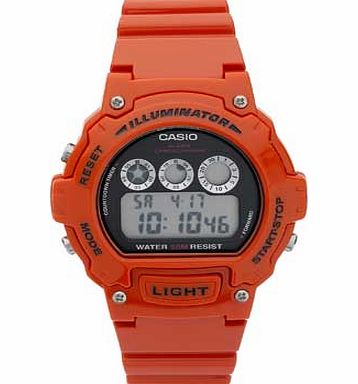Casio Unisex Red Illuminator Watch