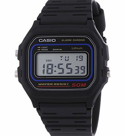 Casio W-59-1VQES Alarm/Chronograph Watch