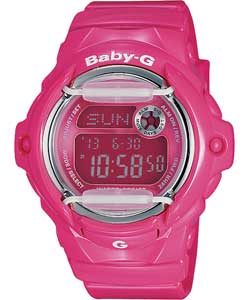 Casio Womens Baby-G Pink Illuminator Watch