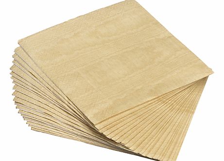 Caspari Lunch Napkins, Pack of 20, 33 x 33cm