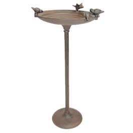 cast Iron Bird Bath on a Pole - FB91