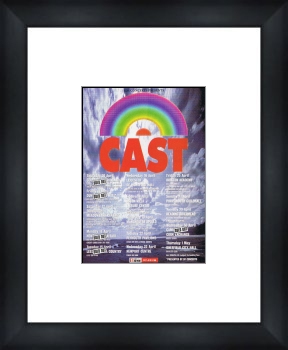 CAST UK Tour 1997 - Custom Framed Original Tour Ad Framed Music Prints and Poster
