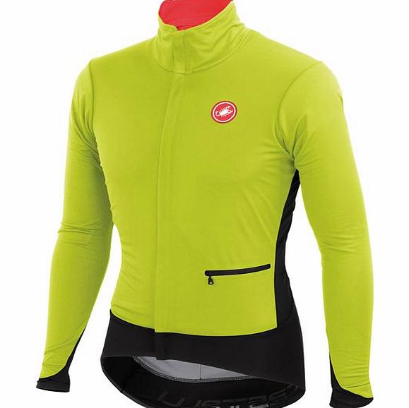 Castelli Alpha Jacket in Lime and Black