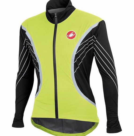 Castelli Castell Misto Waterproof Jacket Florescent