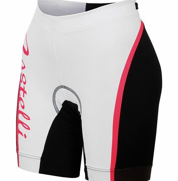 Castelli Core Tri Shorts Womens Black/White/Fucsia