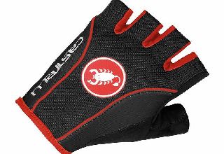 Castelli Free Glove Black and Red
