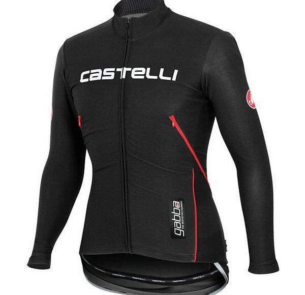 Castelli Gabba Long Sleeve Rain Jersey Black