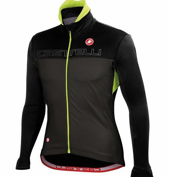 Castelli Poggio Jacket Black and Yellow