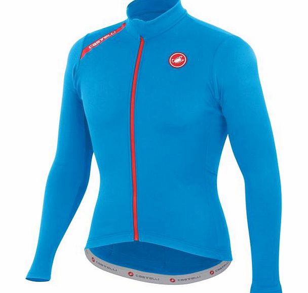 Castelli PURO LONG SLEEVE JERSEY drive blue