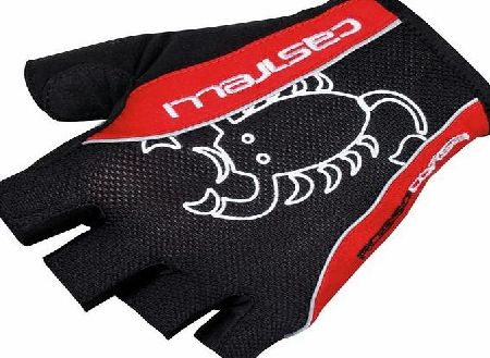 Castelli Rosso Corsa Glove - Red/Black - 2X Large Red/Black