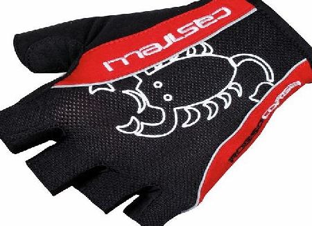 Castelli Rosso Corsa Glove - Red/Black - 2X Large