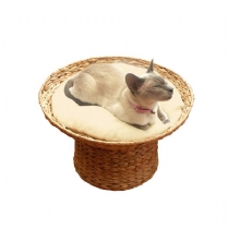 Cat 40 Winks Naturals Banana Leaf Raised Sleeper