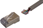 Cat 5 and Cat 5e Shielded Cable RJ45 Connectors