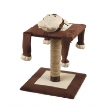 Cat Ancol Acticat Lazy Scratch Post Lion 56Cm