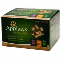 Cat Applaws Natural Cat Food Pouch Fish Selection