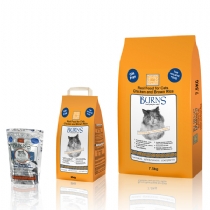 Burns Adult Cat Food Chicken and Brown Rice 7.5Kg