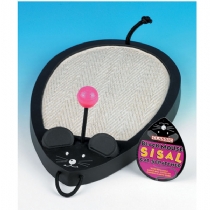 Cat Classic Sisal Mouse Scratcher Black 18