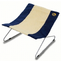 Cleo Pet Criss Cross Faux Sheepskin Cat Bed With