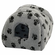 Cat Danish Designs Cat Igloo Sherpa Fleece Grey