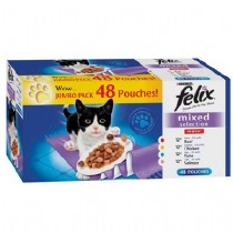 Cat Felix Adult Cat Food Pouches 100G X 48 Jumbo