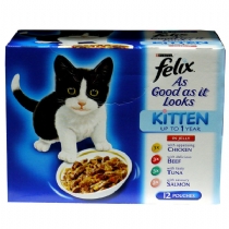 Cat `Felix Kitten Pouches As Good As It Looks