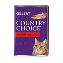 Cat Gelert Cat Country Choice 400G X 12 Pack Beef In