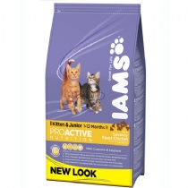 Cat Iams Kitten and Junior Dry Cat Food With Chicken