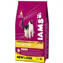 Cat Iams Senior and Mature Cat Food With Chicken 1.5Kg