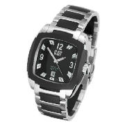 CAT junction black dial bracelet watch