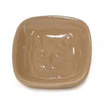 Mason and Cane All Cane Square Meal Dish Cat