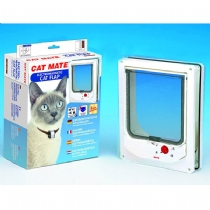 Mate Electromagnetic Cat Flap White 254W