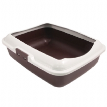 Cat Options Large Deluxe Litter Tray With Rim 50 X