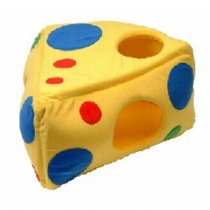 Pet Brands Cat Tunnel Cheese House Pet Bed Single