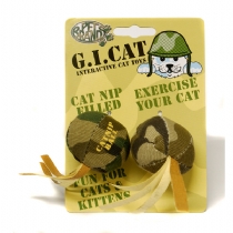 Cat Pet Brands Gi Camouflage Catnip Twin Ball Teaser
