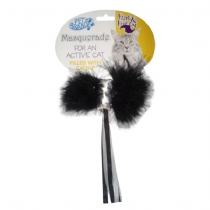 Cat Pet Brands Masquerade Feather Bow Single