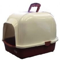 Cat Pet Brands Oval Litter Tray With Hood Single