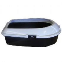 Pet Brands Oval Litter Tray With Rim Single