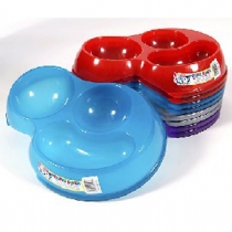 Cat Pet Brands Triple Diner Cat Dish Single