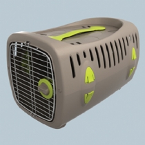 Savic Touring De Luxe Closed Pet Carrier Grey