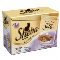 Cat Sheba Essence Pouch 12 X 85G Select Menus In