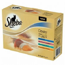Cat Sheba Pouch Desire 85G X 32Pk Selection Of Tuna