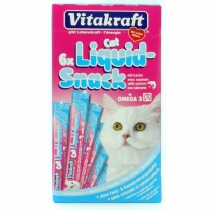 Cat Vitakraft Cat Liquid Snack Omega 3 11 Pack